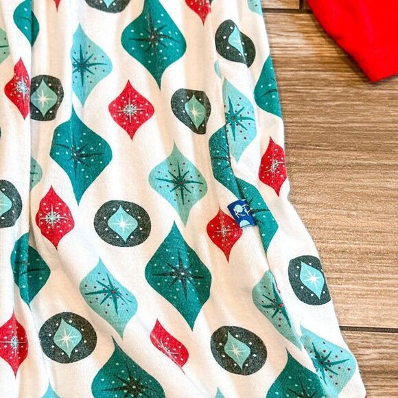Kickee Pants Ornament Holiday Swing Dress Size Small 6-8 - Picture 4 of 6